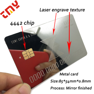 Personalizado Metal de aleación de titanio Chip inteligente de débito Visa NFC <span class=keywords><strong>tarjeta</strong></span> de crédito <span class=keywords><strong>tarjeta</strong></span> de negocios - Product Image 6