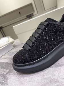 Chaussures de sport décontractées 2026 de haute qualité avec strass, talon épais et amorti, design tendance et luxueux, rehaussantes - Product Image 5
