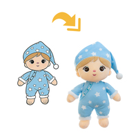 Muñeca de Peluche para Dormir, Regalo para el Día del Niño, Decoración para la Habitación, ODM OEM, Logotipo Personalizado, Artículos Conmemorativos para Eventos