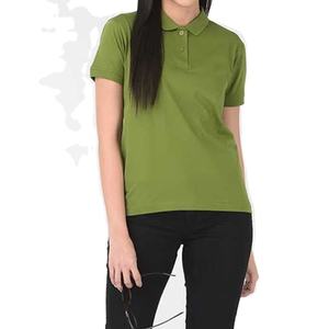 <span class=keywords><strong>Polo</strong></span> personnalisé de haute qualité pour femme, style formel printemps-é<span class=keywords><strong>t</strong></span>é, modèle uni vierge pour impression - Product Image 4