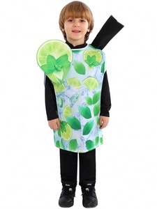 Fantasia Infantil de Limão Mojito BX Fashion Girl - Traje de Coquetel para Crianças, Fantasia de Halloween e Carnaval, Roupa de Performance Infantil - Product Image 5