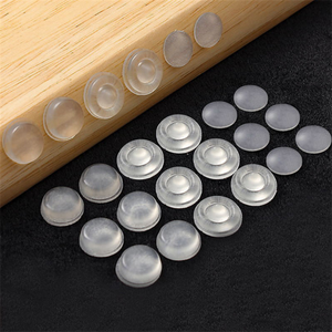 OEM Custom Clear Silicone Adhesive Pads Anti Collision <b>Rubber</b> Feet Bumper Pads Self Stick Bumpers Furniture Foot Cushion Pads - Product Image 3
