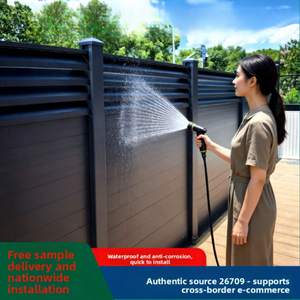 Clôture en alliage d'<span class=keywords><strong>aluminium</strong></span> assemblée, durable, facile d'entretien, imperméable, résistante à la corrosion, installation rapide, cour, <span class=keywords><strong>terrasse</strong></span> - Product Image 6