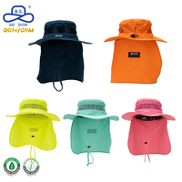 Sombrero de sol Legionnaire BAE SHIOW con ala ancha, solapa para el cuello, protección solar UPF, ventilación de malla, para pesca y senderismo al aire libre, con correa para la barbilla