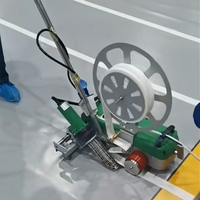 Prix de gros Nouveau Soudeur automatique à air chaud LIU DU pour tentes en PVC 4,5 kW 230 V Zone de soudage 2-4 cm Machine à souder les bâches gonflables