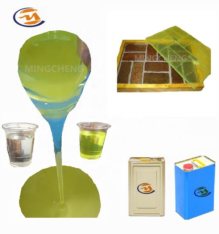 Прочный Высокая прочность RTV-2 жидкий пенополиуретан резина для изготовления бетона штамп коврики