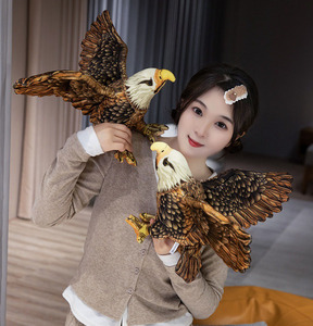 Juguete de Peluche de Águila de Simulación Más Vendido, Peluche de Águila Salvaje Realista de Alta Calidad, Recuerdo de Zoológico - Product Image 2