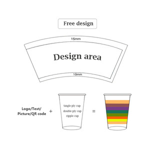 Custom 4oz 8oz 10oz 12oz 16oz 20oz 24oz <span class=keywords><strong>tazze</strong></span> di caffè rosa/marrone usa e getta di carta <span class=keywords><strong>tazze</strong></span> di caffè con coperchi - Product Image 5