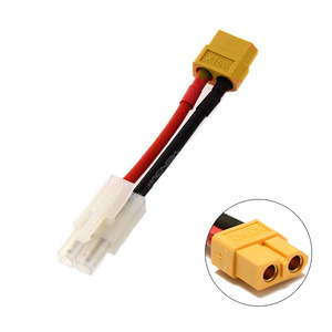 Amass Xt60 Nữ Cắm <span class=keywords><strong>Adapter</strong></span> 14awg 100Mm <span class=keywords><strong>Tamiya</strong></span> Nam Nối 100% Cáp Nhựa Cho RC Máy Bay Lipo Pin - Product Image 2