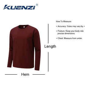 Camiseta Kuenzi RTS con Logotipo Personalizado, 100% Algodón, Talla Grande <span class=keywords><strong>3X</strong></span>, 230 g/m², Cuello Redondo, Manga Larga, para Hombre - Product Image 6