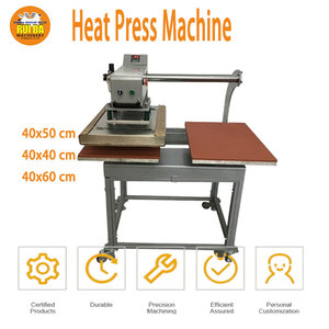 Presse à chaud pneumatique double station <span class=keywords><strong>40x50</strong></span> 40x40 40x60 cm pour imprimante de cartes - Product Image 1