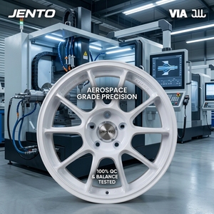 Cerchi Flow Forming 17x8J Multi PCD 5x114.3 5x112 5x120 Leggeri <span class=keywords><strong>8</strong></span>.0kg Bianco Lucido ad Alte Prestazioni per BMW Audi Honda - Product Image 6
