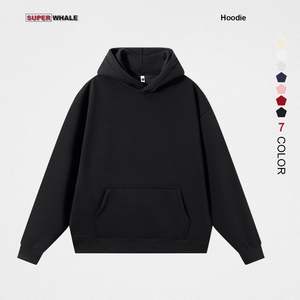 Streetwear <b>Long</b> Sleeve Loose High Quality <b>Hoodie</b> Heavyweight Drop Shoulder <b>Oversized</b> <b>Hoodie</b> - Product Image 1