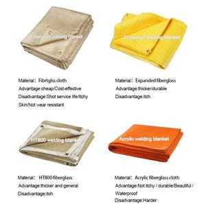 高温重型6x8英尺防火毯丙烯酸涂层玻璃纤维，用于焊接应用 - Product Image 5