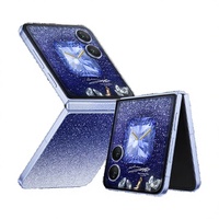 2025 Honor Magic V Flip2 5G Ponsel Snapdragon 8 Gen3 Octa Core 6.8" OLED FHD 120Hz Baterai 5000mAh Pengisian Daya Nirkabel CDMA Prancis