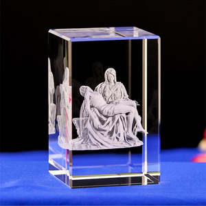 Serie de Cristal 3D de Jesús, Recuerdos Religiosos, Artesanías, Decoración, Regalo Religioso - Product Image 5