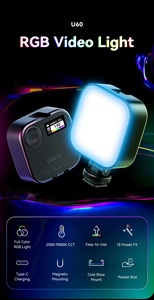 Ulanzi U60 RGB LED Máy Ảnh Video Ánh Sáng 360 ° Đầy Đủ Màu Sắc Di Động Nhiếp Ảnh Chiếu Sáng CRI 95 + Có Thể Điều Chỉnh Bảng Điều Chỉnh Đèn - Product Image 2