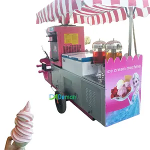 Ô Mềm Cứng Ice Cream Giỏ Hàng Đồ Uống Lạnh Tủ Đông Mát Tủ Lạnh Ice Cream Truck Mobile Ice Cream Làm Giỏ Hàng