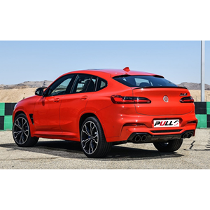 Tự động cơ thể Hệ thống sửa đổi cho BMW <span class=keywords><strong>X4</strong></span> G02 2019 2022 thay đổi để x4m phong cách xe phía trước Bumper với lưới tản nhiệt phía sau khuếch tán ống xả - Product Image 5