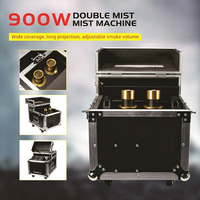 Machine à brouillard double 600W, machine à fumée fine 900W pour éclairage de scène, mariage, banquet, bar, effets spéciaux de scène