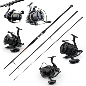 En gros Combo Canne et Moulinet de Surfcasting 11ft 12ft, Multi-sections en Fibre de Carbone, pour Pêche en Mer, Carpe, Lac et Plage, avec Moulinet Spinning - Product Image 1