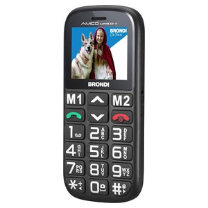 โทรศัพท์มือถือ 2G GPRS AMICO Unico+ รองรับซิมคู่ สีดำ รุ่น 10282030 - Product Image 2