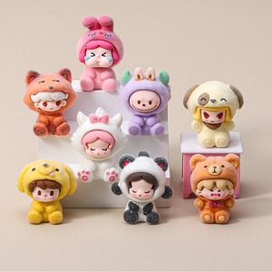 Figurines en peluche Bubble Family floquées, 8 styles, jouets animaux de dessin animé pour enfants, décorations cadeaux - Product Image 1