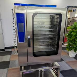 Grand <span class=keywords><strong>four</strong></span> à vapeur à convection électrique, <span class=keywords><strong>four</strong></span> de boulangerie commercial, prix bas - Product Image 5