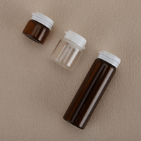Botol Kaca Pompa Kosong Bentuk Silinder Kemasan Custom 5ml 10ml 30ml