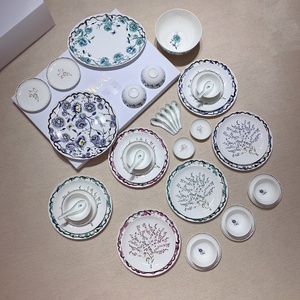 Discount 41pcs European Luxury Porcelain <b>Dinner</b> <b>Set</b> <b>Bone</b> <b>China</b> Dessert Plate - Product Image 1