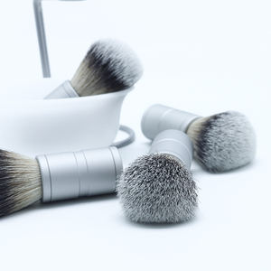 OEM/ODM-cepillo de pelo sintético con mango de Metal, para afeitado y depilación, cuidado de la <span class=keywords><strong>barba</strong></span>, para hombres, venta al por mayor - Product Image 5