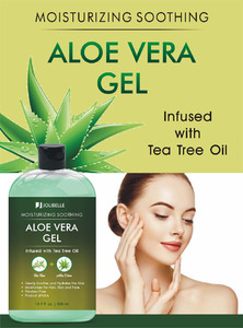 Gel de <span class=keywords><strong>Aloe</strong></span> <span class=keywords><strong>Vera</strong></span> Vegano de Marca Privada, Humectante Natural Crudo <span class=keywords><strong>para</strong></span> el Rostro, Gel Desinfectante <span class=keywords><strong>para</strong></span> Manos, Cuidado de la Piel, Cuidado del Cabello, Acné, Eccema - Product Image 4