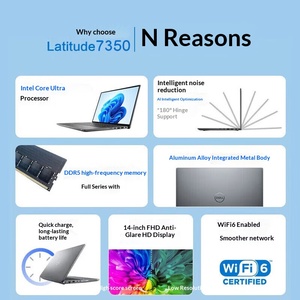 Portátil Empresarial <span class=keywords><strong>Dell</strong></span> Latitude 7350 de 13.3 Pulgadas Full HD con Rendimiento de IA Premium, Diseño Ultrafino, Windows 11, SSD, 1.2 kg, Nuevo - Product Image 4