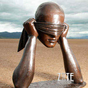 Estatua de bronce de tamaño real, estatua de bronce de Bruni de tamaño real, escultura de retorno - Product Image 3