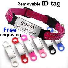 Collier pour chat personnalisé de haute qualité avec clochette, collier pour animal de compagnie personnalisé, étiquette gravée avec le nom du chat - Product Image 5