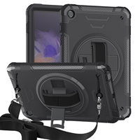 Étui robuste pour tablette Samsung Galaxy Tab A9 Plus A11 Plus 11 pouces, coque antichoc en TPU et PC avec support rotatif