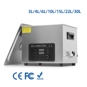 Mesin pembersih ultrasonik, mesin pembersih ultrasonik Stainless Steel multifungsi 10L 40kHz untuk perhiasan kacamata bagian logam - Product Image 2