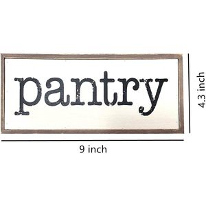 Parisloft ครัวป้ายบล็อกไม้แบบชนบทสำหรับห้องครัวป้ายตู้กับข้าวสำหรับตกแต่งบ้านในฟาร์ม - Product Image 3