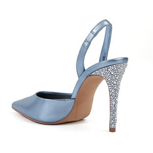 Sandales d'été classiques pour femmes, à bride arrière, bout pointu, talon haut - Product Image 3