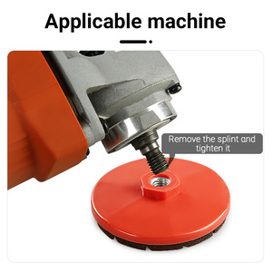 Disco della mola in carburo di silicio da 3 pollici per piastrelle/marmo/vetro/legno/metallo, smerigliatrice angolare lucidatura a secco e rimozione della ruggine - Product Image 4