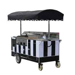 JX-CR180 Verplaatsbare Voedsel Kraam Mobiele Voedsel Karren Bakkerij Food Kar Aanhangwagen Te Koop Catering Karren Buiten