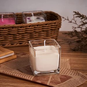 Wholesale Luxury Unique Empty <strong>square</strong> <strong>Candle</strong> Jar 120ml 210ml 500ml <strong>square</strong> Glass <strong>Candle</strong> Jar for <strong>Candle</strong> Making - Product Image 4