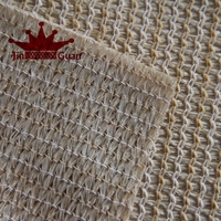 Voiles d'ombrage rectangulaires beige pour extérieur, en maille tissée, stabilisées aux UV, 100 % HDPE, pour voiles d'ombrage et filets d'ombrage pour serres