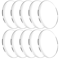 Disques circulaires en acrylique coulé découpé au laser personnalisés en plexiglas optique transparent/formes carrées/rectangulaires en plastique 3mm 4mm