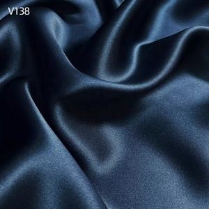 Envío rápido tissus en soie Dye Satin 100 Pure China Tela <span class=keywords><strong>de</strong></span> <span class=keywords><strong>seda</strong></span> azul real oscuro nupcial precio <span class=keywords><strong>por</strong></span> <span class=keywords><strong>metro</strong></span> para vestido <span class=keywords><strong>de</strong></span> mujer - Product Image 4