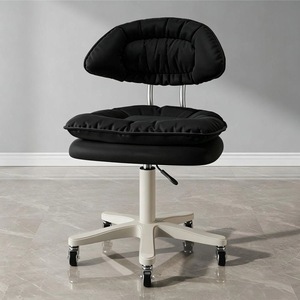 Factory Wholesale Nail Stool Moved Backrest <b>Chair</b> Ergonomic Modern Synthetic PU <b>Leather</b> barber <b>Chair</b> - Product Image 3
