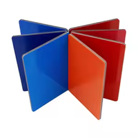 Panneau composite en aluminium ACP ACM 4 mm Alucobond 1220x2240 PVDF PE écologique pour façade de bâtiment