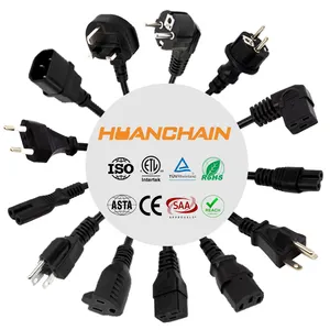 Customized AC Power Cord Laptop Charger Cable Plug Power Supply for Laptops Extension Cords & Power Adapters