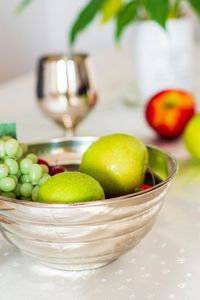 Nuevo cuenco clásico para servir frutas, ensaladera de cobre de mediados de siglo, cuencos de vajilla decorativos de forma redonda para cenar - Product Image 4