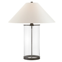 Lampe de table en verre transparent minimaliste moderne, design danois, luxe, salon, chambre à coucher, bureau, chevet, Artemis Home, 2700K, lumière douce et chaude